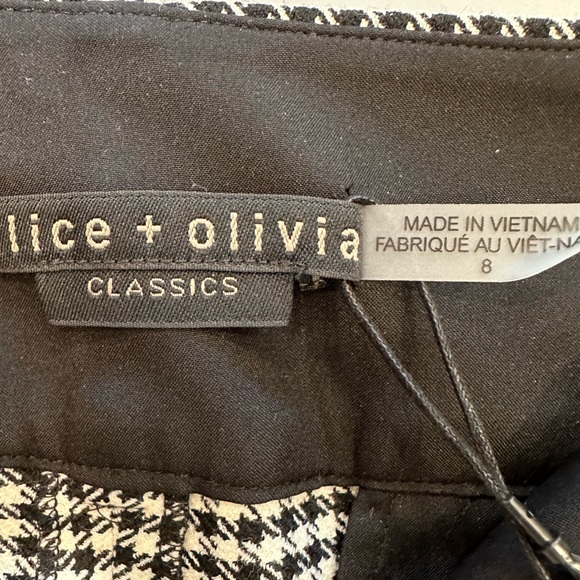 NWT ALICE + OLIVIA by STACEY BENDET Pants Classics size 8 - Picture 5 of 10